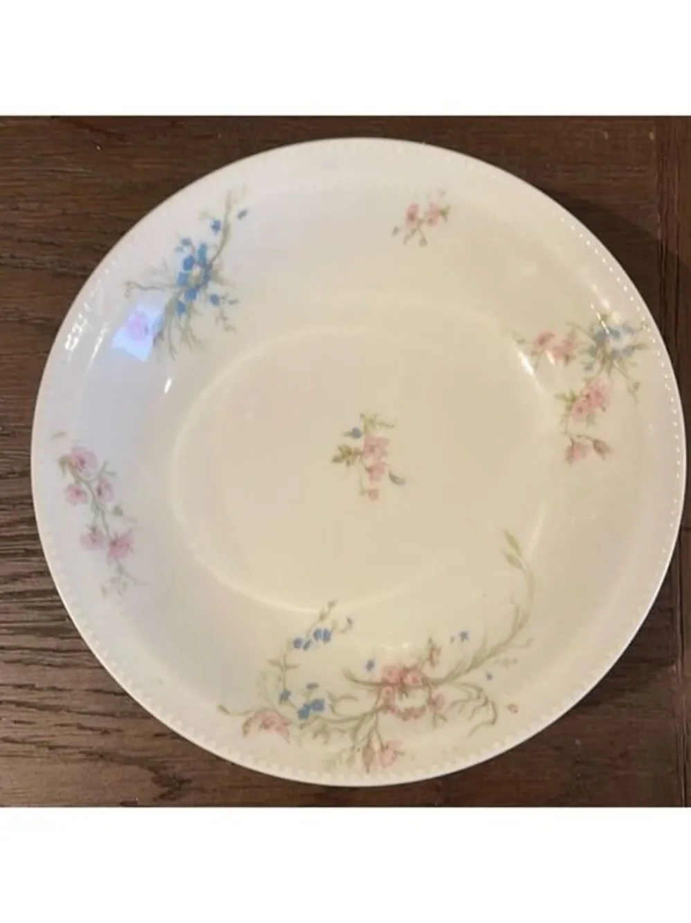 Set of 4 Haviland & Co. Limoges 7 3/8” shallow bowls